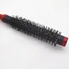 Peine cepillo rodillo pequeño de lana para secar la raíz del cabello tubo de aluminio cola puntiaguda hebilla interior especial para estilista rodillo cilíndrico de lana de nailon resistente a altas temperaturas