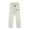 Moletom com Capuz 2026Ss com Flocking de Letras Pretas Fog Essentials Marca de Moda Atacado Transfronteiriço