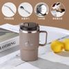 Taza de acero inoxidable 304 de gran capacidad de 550 ml con filtro de té de doble capa, antiescaldaduras, para oficina, regalo de gran valor en color.