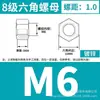 Tuerca hexagonal de alta resistencia galvanizada grado 8.8 GB6170 tuerca M23-M24