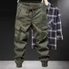 Novas Calças Cargo Militares de Comércio Exterior para Homens, Calças Jogger Largas da Moda com Vários Bolsos para Caminhadas ao Ar Livre e Uso Casual
