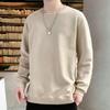 Moletom Masculino 2026 Outono Estilo Coreano Solto Casual Camiseta de Manga Longa Jaqueta de Outono Masculina Blusa Masculina Roupas Masculinas Tendência