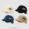 Chapéu de pescador infantil com aba frontal e traseira, estilo elegante para primavera e outono, chapéu bucket para meninos, chapéu de sol para bebês, chapéu de sol para proteção externa para crianças pequenas e crianças pequenas