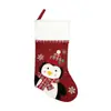 Decorações de Natal Novas Transfronteiriças Meias de Natal Bordadas Sacos de Presente Pingentes de Decoração de Natal Decorações de Árvore de Natal