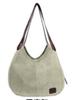 Bolso de hombro de lona para mujer, nuevo bolso de viaje de color sólido 2021, bolso de lona de gran capacidad al por mayor.