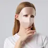 [Procesamiento Personalizado] Mascarilla de Seda Hecha de Seda 100% Morera, Ajustable, 22 Momme, Satén de Crepé Liso, Mascarilla Facial Completa con Protección Solar