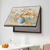 Caja de Medidor Eléctrico Yinghao Pintura Decorativa Cubierta de Caja de Distribución de Bajo Voltaje Pintura de Cubierta Atmósfera Fresca Floral Pastoral Sin Taladro