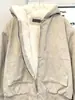 Chaqueta de Algodón Gruesa con Capucha para Hombre de Invierno, Retro Americano High Street Juvenil Deportiva Cálida Tendencia Marca Abrigo de Algodón para Hombre