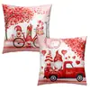Comercio exterior transfronterizo Amazon calabaza de otoño Navidad fundas de almohada europeas y americanas estampadas digitalmente decoración del hogar