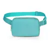 Bolsa de cintura nova estilo Lulu transfronteiriça, bolsa de peito de nylon impermeável para homens e mulheres, bolsa para celular para esportes ao ar livre e corrida, bolsa transversal versátil
