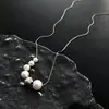Collar de amor hueco de acero de titanio resistente a la decoloración para mujer, colgante de amor con diseño de nicho de lujo ligero, cadena de clavícula de temperamento versátil