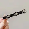 Grampo de Cabelo Estilo Cervo Branco para Mulheres com Franja, Grampo para Cabelos Quebrados, Artefato para Tranças, Presilha Lateral, Presilha Bico de Pato, Acessório de Cabeça