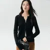 Suéter de lana de punto fino de 18 puntos, nueva camiseta básica de cuello redondo para mujer otoño e invierno 2026, corte ajustado, chaqueta de un solo botón