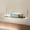 Soporte para Proyector de Casa Sin Taladro Estante de Almacenamiento para Montar en la Pared junto a la Cama Estante de Almacenamiento para la Pared de la Sala Estante Colgante Bandeja Colgador