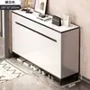 Armário de sapatos para entrada de casa, armário de luxo leve, armário de hall de entrada, armário de armazenamento com divisória, armário de armazenamento para corredor e varanda, sapateira