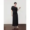 Top de Malha Batwing com Manga Ampla Canelado Off-Shoulder para o Verão 2026, com Visual Relaxado e Emagrecedor, Disponível para Transmissão ao Vivo e Distribuição