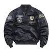 Chaqueta de aviación MA1 para primavera y otoño, chaqueta de vuelo de la Fuerza Aérea para hombre, chaqueta cruzada para hombre, mono, cuello de béisbol, top