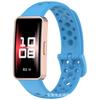 Zhihong es Adecuado para Pulsera Huawei 9/10 Correa de Silicona Huawei Band9 Estilo con Agujeros Correa de Silicona Porosa Transpirable