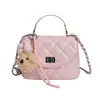 Bolso Pequeño Acolchado de Moda Versátil para Mujer 2026 Nueva Moda Bolso Cruzado con Cadena Bolso Cuadrado Pequeño de Mano Simple de Primavera