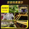 Tira de luz LED flexible, impermeable para exteriores, iluminación de 360 grados, letrero de neón de alto voltaje para publicidad, ambiente de campamento, forma circular
