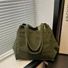 Bolso Grande, Bolso Tote de Pana de Gran Capacidad, Bolso de Mujer, Nuevo Bolso de Compras Retro para Mujer, Bolso de Lona, Bolso de Moda, Bolso de Hombro