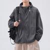 Nasa Roupa de Proteção Solar Leve de Seda Gelo para Exterior Masculina Verão Upf50+ Anti-UV Respirável Jaqueta de Roupa de Proteção Solar