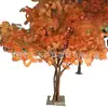 Arce artificial arce rojo árbol artificial de interior bonsái rama de hoja de arce planta verde bonsái fábrica de árboles artificiales venta al por mayor