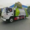Camión compactador de basura Shaanqi de 8 metros cúbicos con válvula de equilibrio bidireccional, vehículo especializado para el departamento de saneamiento para compactar y transportar residuos domésticos