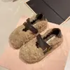 Mocasines elegantes y únicos con detalle de hebilla para mujer, perfectos para otoño e invierno, con diseño slip-on, estilo versátil, construcción ligera y suelas suaves y mullidas.