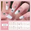 Dicas de Unhas com Pedras de Diamante Mais Vendidas no Tiktok, Arte de Unhas, Adesivos de Unhas Postiças, Unhas Longas Usáveis Feitas à Mão de Alta Qualidade Atacado