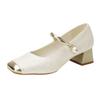 Zapatos Mary Jane de tacón alto estilo chino para mujer, Zapatos de tacón grueso de una sola correa, Zapatos de mujer de moda 2026, Populares en TikTok