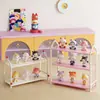 Estante de Exhibición para Cajas Sorpresa, Estante de Almacenamiento Multicapa para Figuras, Adornos, Estante de Exhibición en Capas de Hierro Dopamina