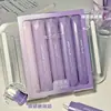 Cinta correctora tipo pluma para estudiantes, suave y continua, cinta correctora con forma de pluma en color papel original, alto valor estético, cinta correctora portátil