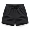 Shorts Masculino, Comprimento Três Quartos, Estilo Verão Fino, Modelagem Solta, Cintura Elástica, Esportes de Corrida Casual Praia Secagem Rápida Tecido de Seda Gelada