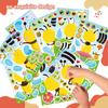 Abeja de Dibujos Animados para Niños, Resortes, Pegatinas Hechas a Mano para Manualidades, Regalo de Cumpleaños, Suministros para Fiestas, Pegatinas DIY