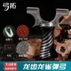 Gongtuo Auténtico Modelo Nuevo 9025 Longque Tercera Generación Diente de Dragón Acero Inoxidable de Prensado Rápido Tirachinas para Adultos, Alta Precisión y Alta Potencia