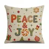 Funda de Cojín Cruzada Nuevo Festival de Navidad Amazon Transfronterizo Decoración del Hogar Funda de Almohada para Sofá Habitación Cojín Venta al por Mayor