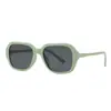 Gafas de Sol de Moda con Montura Grande, Estilo Lluvia Transfronteriza, Cuadradas, para Hombres y Mujeres, Esenciales de Aspecto Natural, Gafas de Sol para Sombrear al Aire Libre