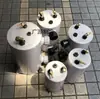 1-5 Unidades Máquina de Frutos do Mar de Água Fria de Titânio Puro Evaporador Tubo de Titânio Frio de Estágio Único Trocador de Calor Evaporativo Tipo de Resfriamento por Água do Mar Canhão de Titânio