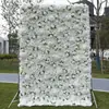 Fondo de pared de flores simuladas con base de tela blanco puro directo de fábrica suministro transfronterizo suministros para bodas al aire libre