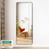 Espelho de Corpo Inteiro para Vestir, de Chão, de Parede para Casa, Autocolante de Parede, Pendurado na Parede do Quarto de Meninas, Acessório para Dormitório, Vidro Estilo Ins