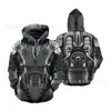 Comercio Exterior Popular Espíritu Samurai Japonés Sudadera con Capucha Estampado Digital 3D Ropa de Cosplay Periféricos Venta Directa de Fábrica