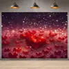 Tela de Fondo Transfronteriza Nueva para el Día de San Valentín 2026 para Decoración de Citas de Parejas, Tela Colgante para Habitación y Arreglo Exterior, Tela Colgante para Banner