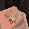 Exquisito pasador de ópalo con mariposa para mujer, verano, lateral, súper hada, pinza de agarre, sentido de alta calidad, pasador pequeño, clip para flequillo, tocado
