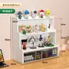 Expositor de figuras tipo escalera de escritorio con cajones, caja ciega Pop Mart caja de almacenamiento, organizador de papelería para escritorio de estudiante