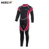 Haisheng uma peça de manga comprida protetor solar infantil quente traje de mergulho para meninos e meninas snorkeling surfing cold-proof roupa de banho espessa