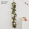 Decoración Navideña Coreana Ambiente de Cafetería Arreglo Nobelson Árbol de Navidad Pequeño Tipo Adornos de Escritorio Guirnalda Ratán