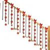 Guirnalda Colgante para Escalera de Boda Set de Decoración para Habitación de Boda Decoración Colgante Romántica de Personajes Doble Felicidad Guirnalda Doble Felicidad para Pasamanos de Escalera
