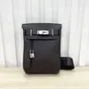 Bolsa de Peito de Couro de Vaca de Camada Única Nova Togo Transfronteiriça Mochila de Grande Capacidade de Ombro Único Unissex Versátil Bolsa da Moda