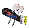 Vendas Diretas de Fábrica de Raquetes de Badminton Keska, Material Durável e Resistente ao Desgaste, Raquete Integrada de Liga, Pacote com 2, Raquete de Badminton Durável